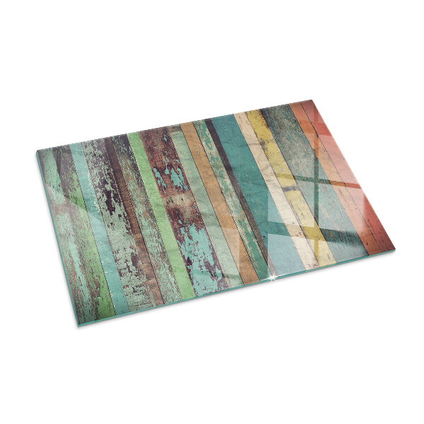 Téglalap alakú kandalló alátét Különböző árnyalatú táblák