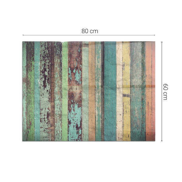 Téglalap alakú kandalló alátét Különböző árnyalatú táblák