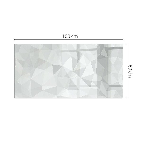 Téglalap alakú kandalló alátét Absztrakt geometrikus minta
