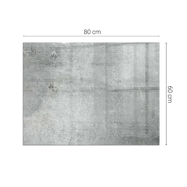 Téglalap alakú kandalló alátét Nyers beton textúra