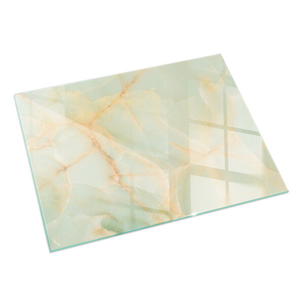 Téglalap alakú kandalló alátét Absztrakt márványminta