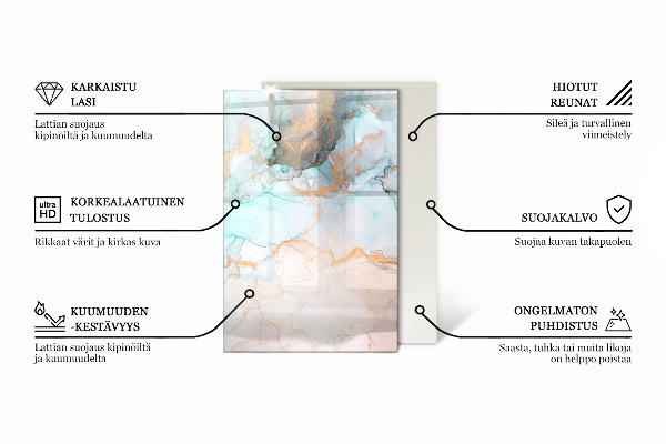 Téglalap alakú kandalló alátét Szín Szürke
