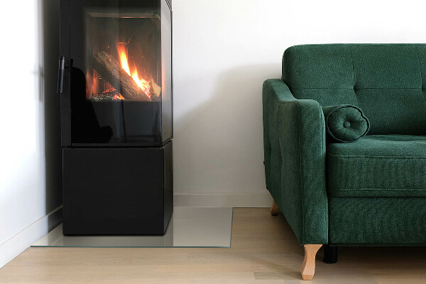 Téglalap alakú kandalló alátét Szín Bézs