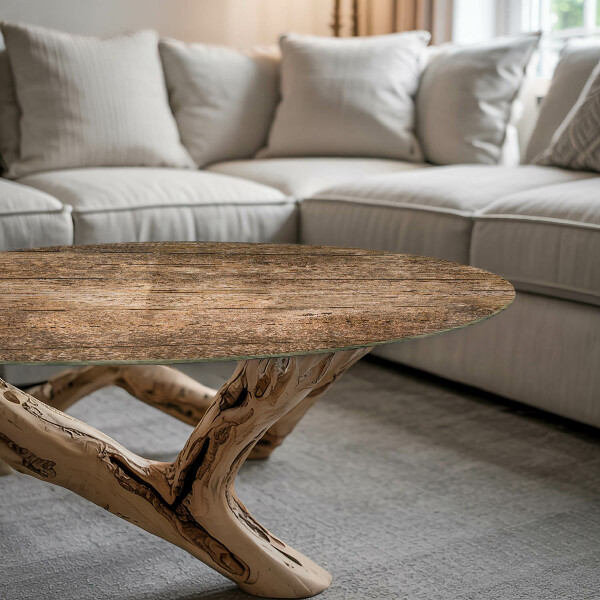 Kerek üveglap Természetes stílusú táblák