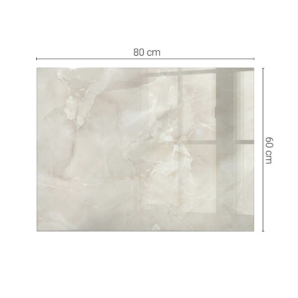 Téglalap alakú üveglap Márvány mintázat