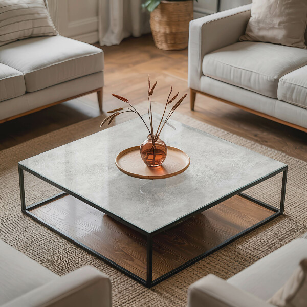 Téglalap alakú üveglap nyomattal Repedt beton