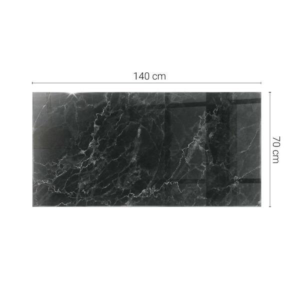 Téglalap alakú üveglap nyomattal Érdes márvány mintázat