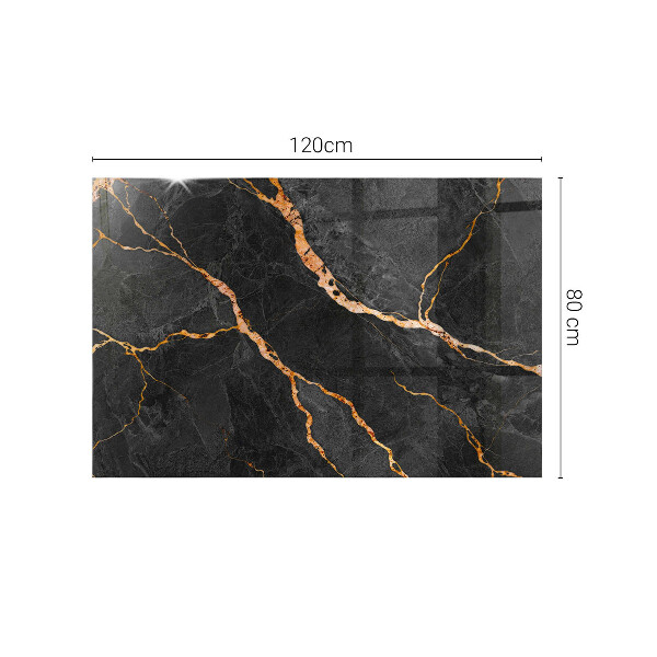 Téglalap alakú üveglap Finom erezetű márvány mintázat