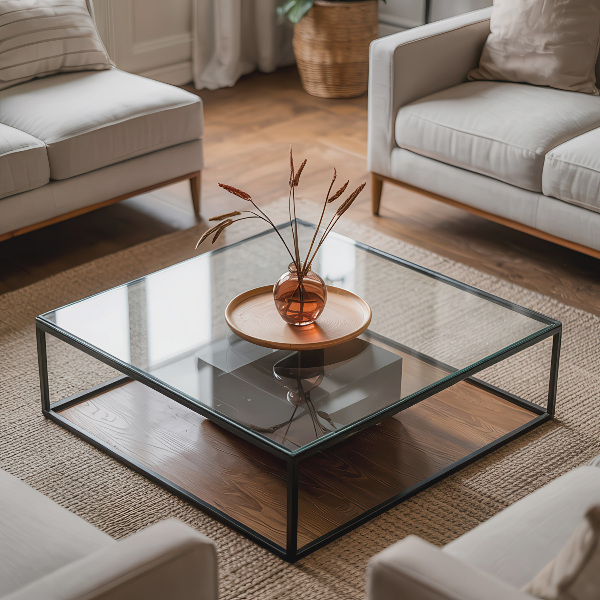 Téglalap alakú üveglap Átlátszó