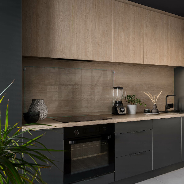 Konyhai falburkoló panel átlátszó 120x60 cm