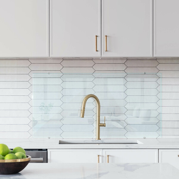 Konyhai falburkoló panel átlátszó 120x60 cm