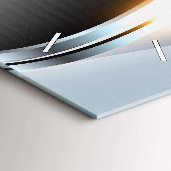 Téglalap alakú üvegóra Fém absztrakció