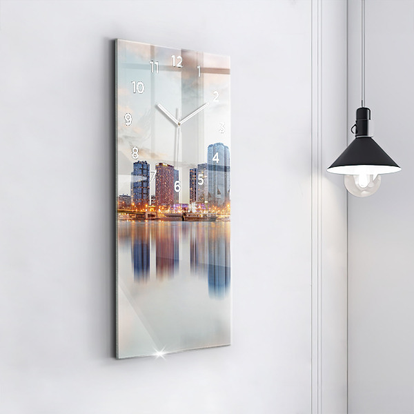 Téglalap alakú üvegóra Panoráma az Eiffel-toronnyal