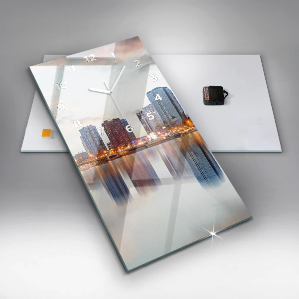 Téglalap alakú üvegóra Panoráma az Eiffel-toronnyal