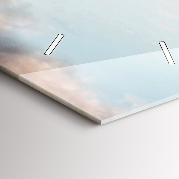 Téglalap alakú üvegóra Panoráma az Eiffel-toronnyal