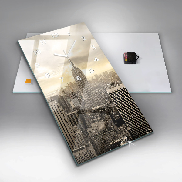 Téglalap alakú üvegóra New York Towers