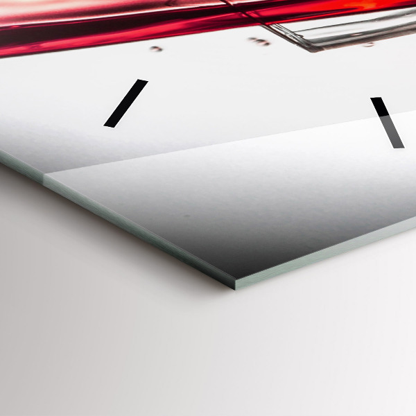 Téglalap alakú üvegóra Pohár bor