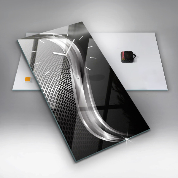 Téglalap alakú üvegóra Black metal absztrakció