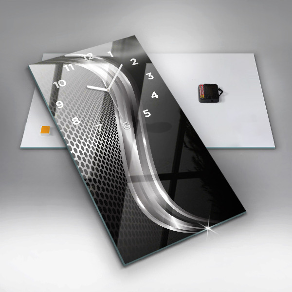 Téglalap alakú üvegóra Black metal absztrakció