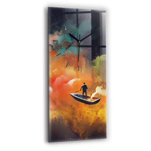 Téglalap alakú üvegóra Absztrakt festészet