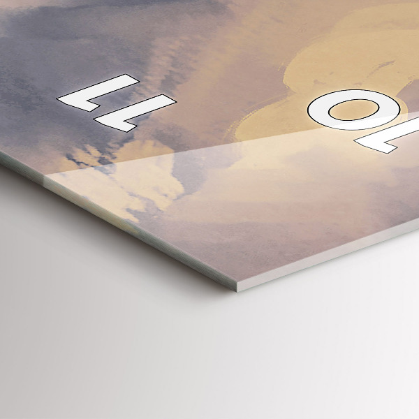 Téglalap alakú üvegóra Papírhajók