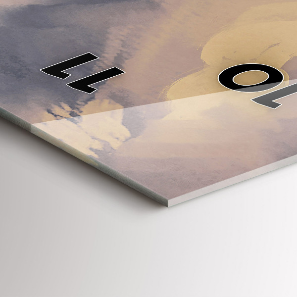 Téglalap alakú üvegóra Papírhajók