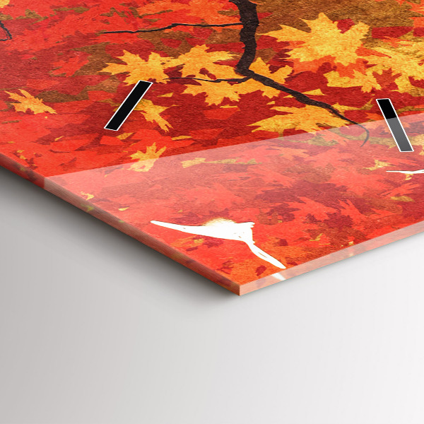 Téglalap alakú üvegóra Menyasszony ősszel