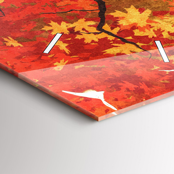 Téglalap alakú üvegóra Menyasszony ősszel