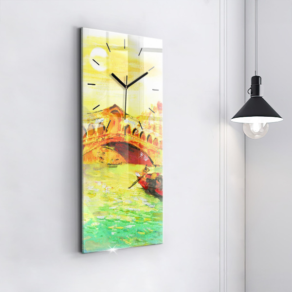 Téglalap alakú üvegóra Velence Rialto híd