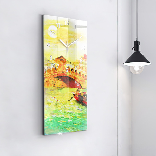 Téglalap alakú üvegóra Velence Rialto híd