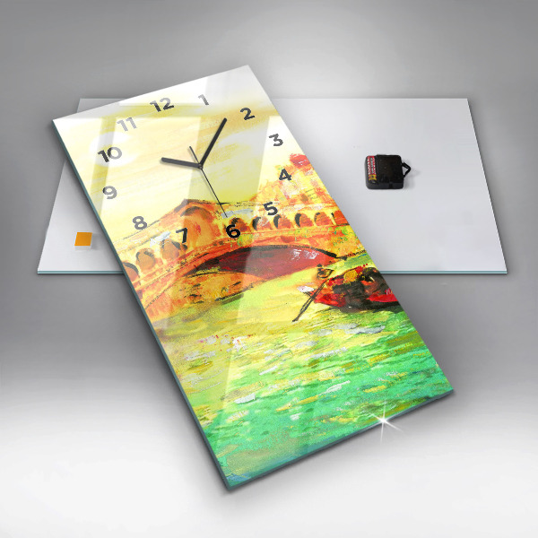 Téglalap alakú üvegóra Velence Rialto híd