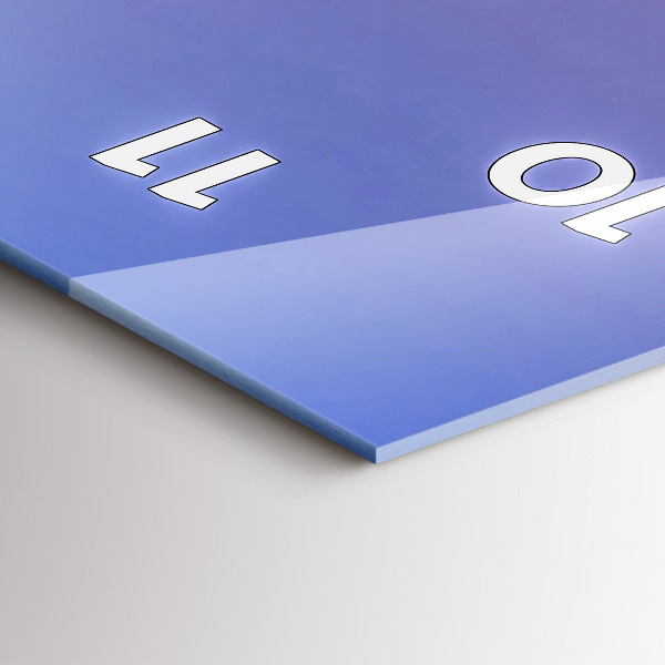 Téglalap alakú üvegóra Kilátás Barcelona