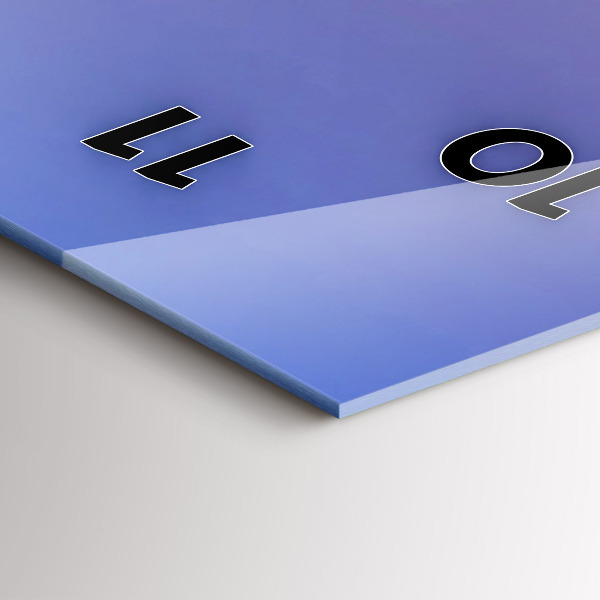 Téglalap alakú üvegóra Kilátás Barcelona