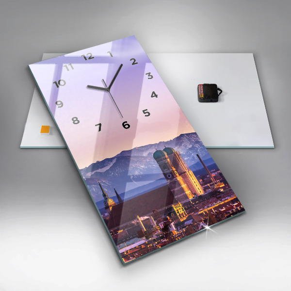 Téglalap alakú üvegóra Német Alpok München