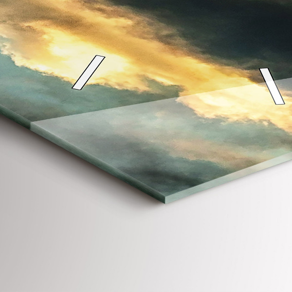 Téglalap alakú üvegóra Léggömb repülés a felhőkben