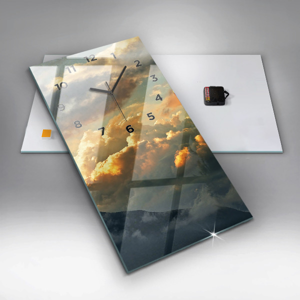 Téglalap alakú üvegóra Léggömb repülés a felhőkben