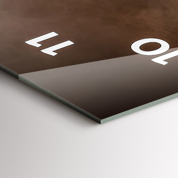 Téglalap alakú üvegóra Kávébab