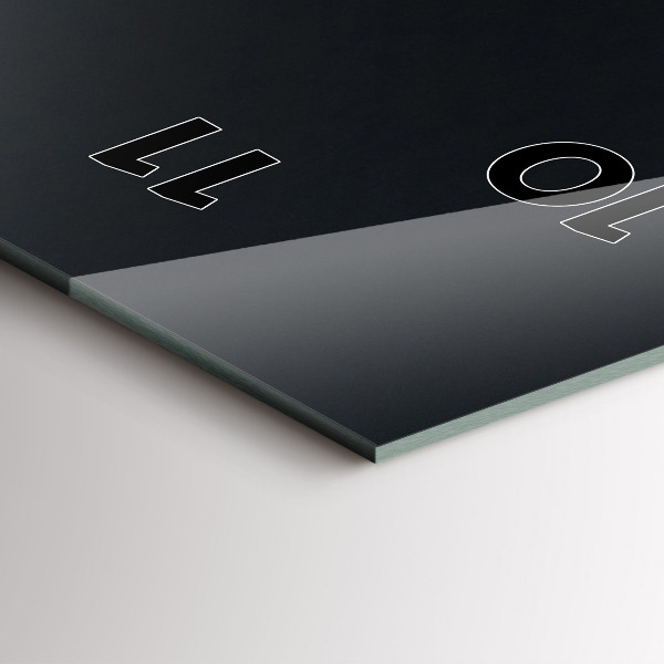 Téglalap alakú üvegóra Kávébab