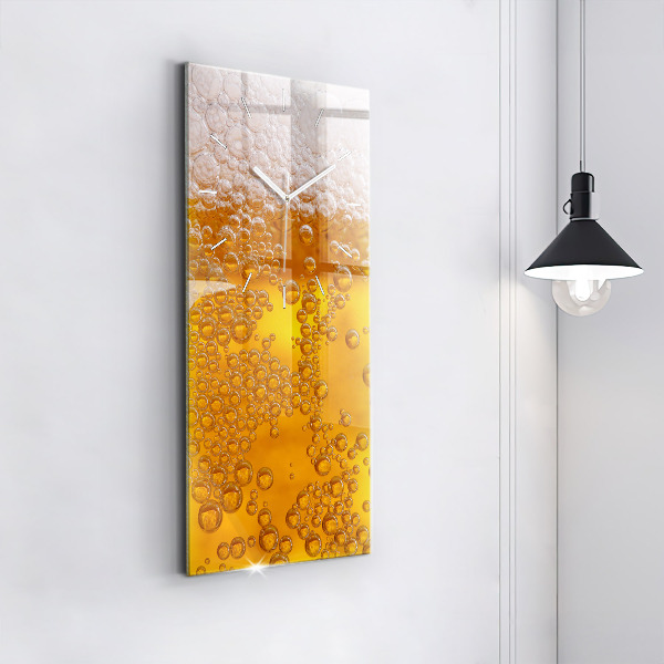 Téglalap alakú üvegóra Sör habbal