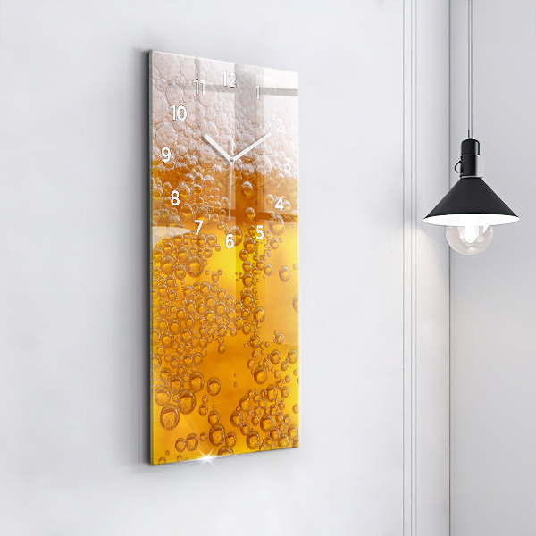 Téglalap alakú üvegóra Sör habbal