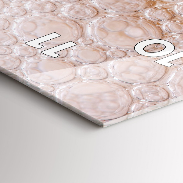 Téglalap alakú üvegóra Sör habbal