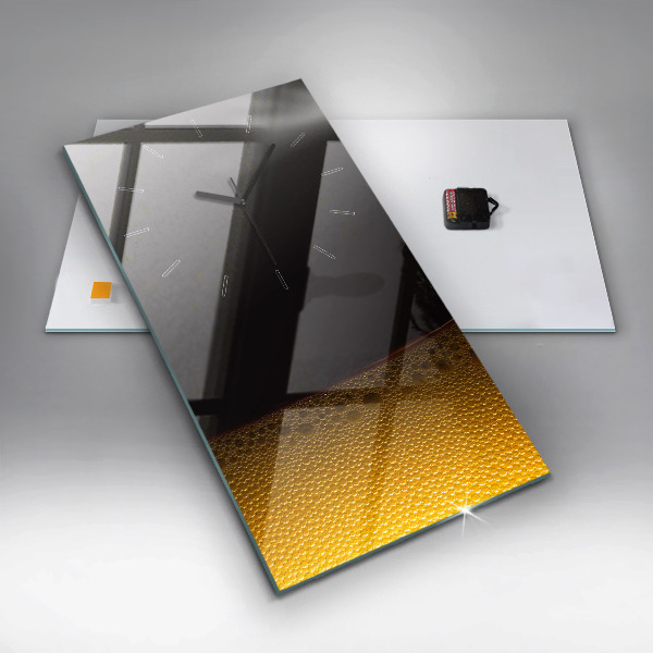 Téglalap alakú üvegóra Narancslé