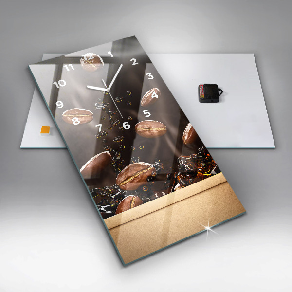 Téglalap alakú üvegóra Forró kávé