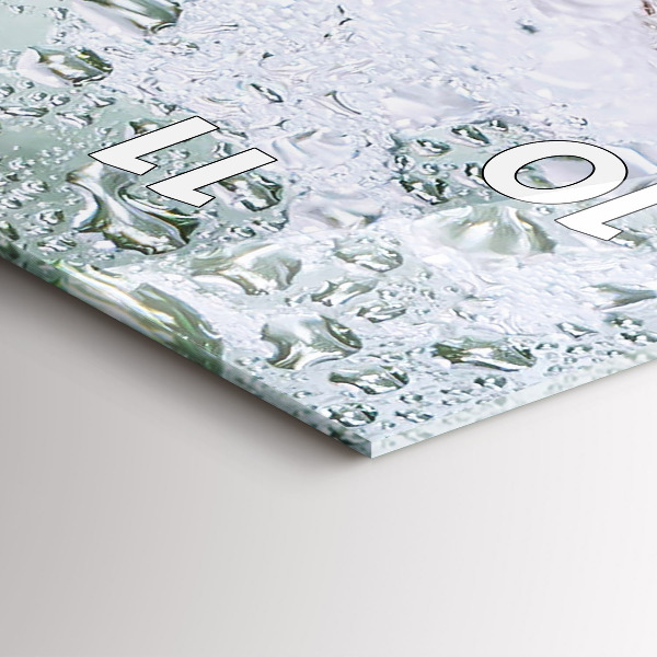 Téglalap alakú üvegóra Egy korsó sört