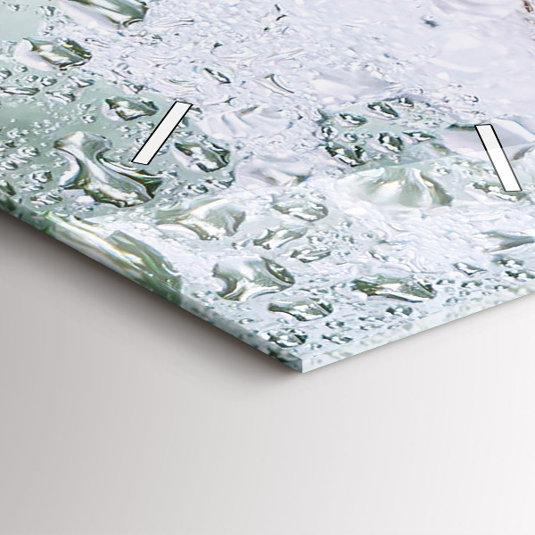 Téglalap alakú üvegóra Egy korsó sört