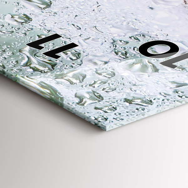 Téglalap alakú üvegóra Egy korsó sört