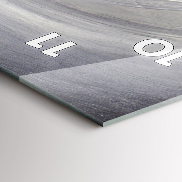 Téglalap alakú üvegóra Holló a holdfényben