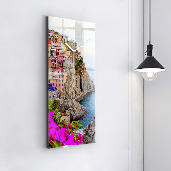 Téglalap alakú üvegóra Cinque Terre-part