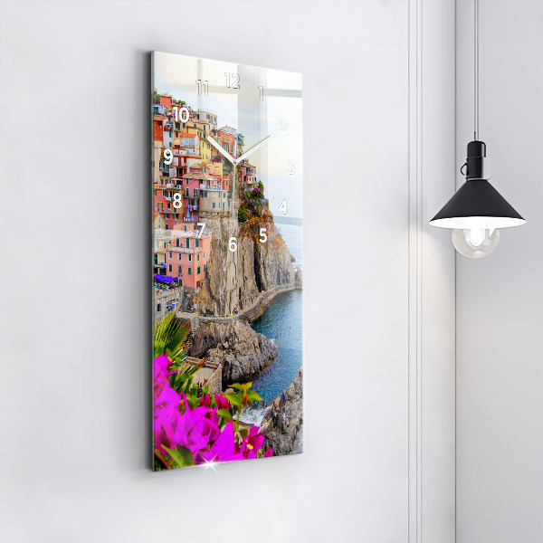 Téglalap alakú üvegóra Cinque Terre-part