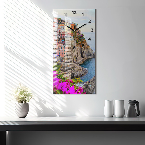 Téglalap alakú üvegóra Cinque Terre-part